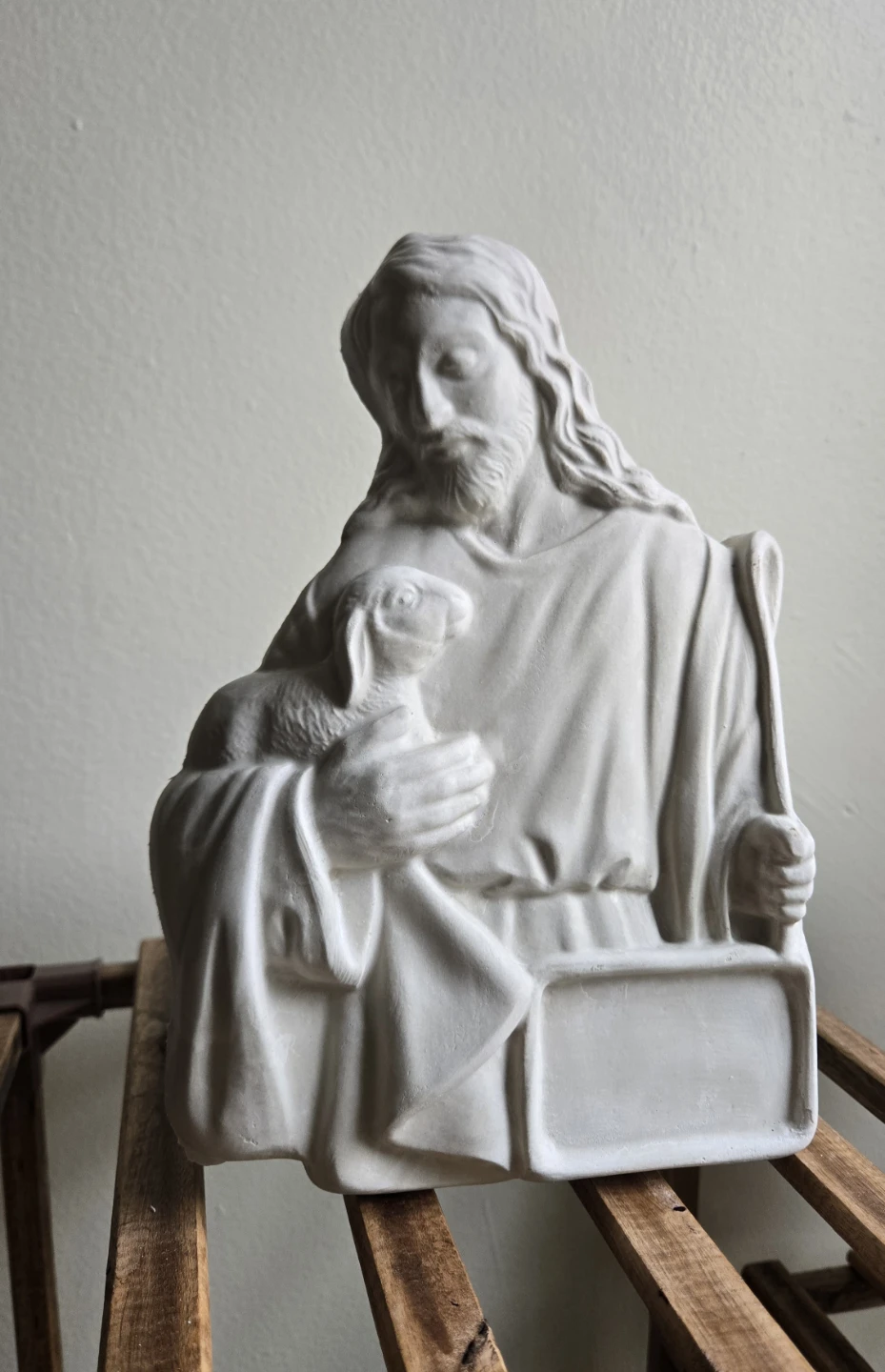 Jesus "The Good Shepherd" Hanging Sculpture Decoration