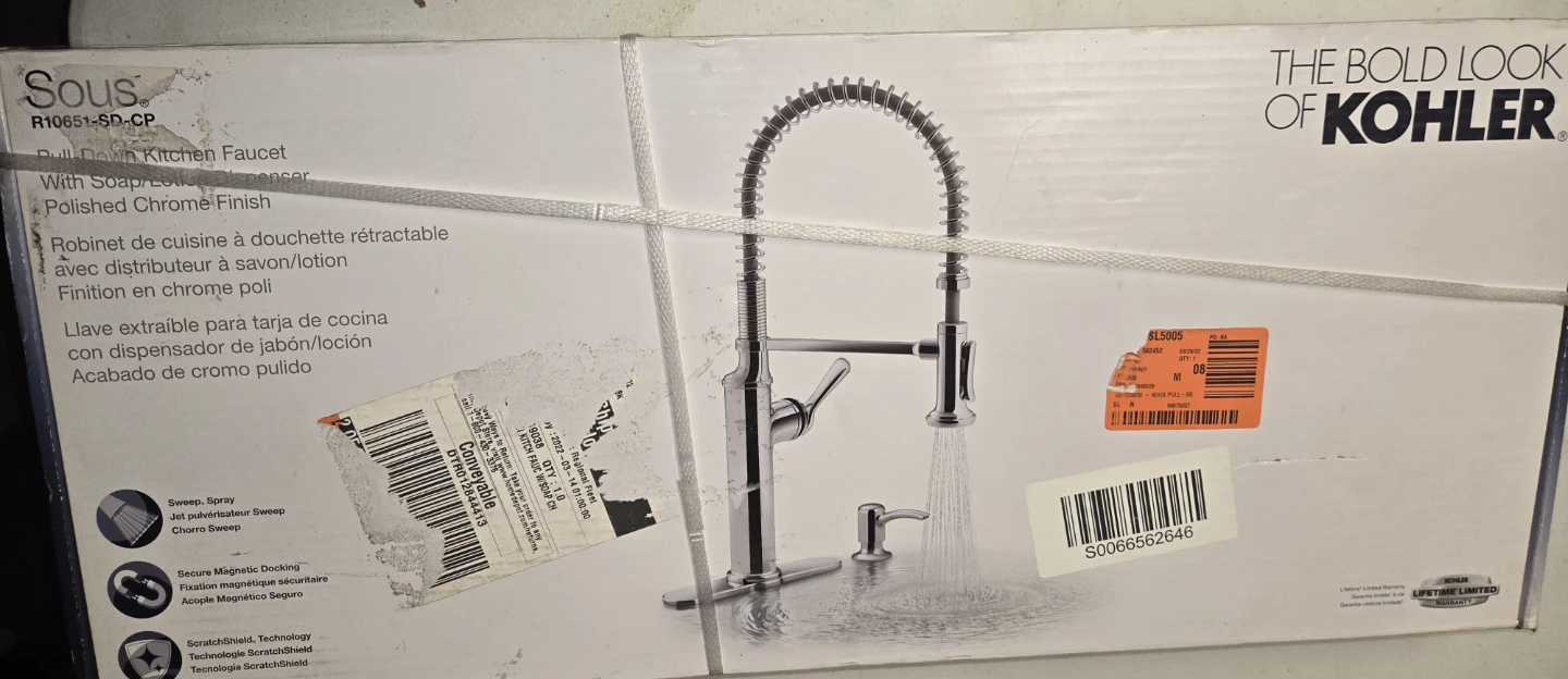 Kohler Sous Pull-Down Kitchen Faucet with Soap Dispenser - photo 4