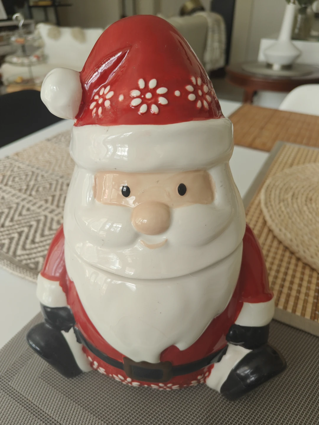 Santa Cookie Jar