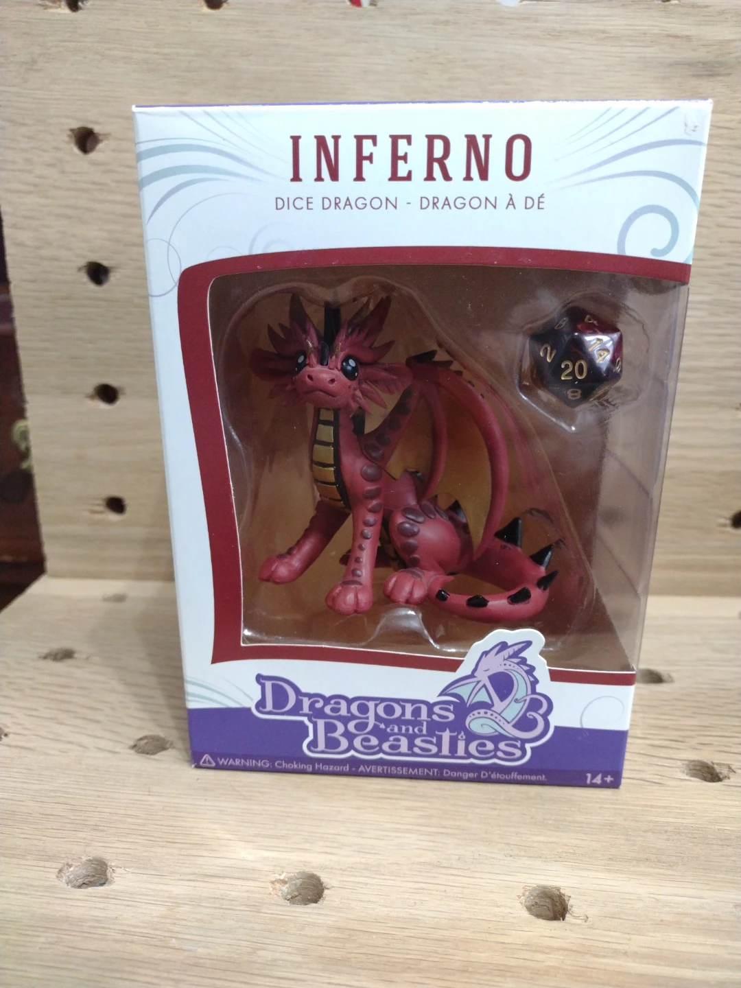 🌱 Dragons & Beasties Inferno Dice Dragon. Rare collectable. - photo 4