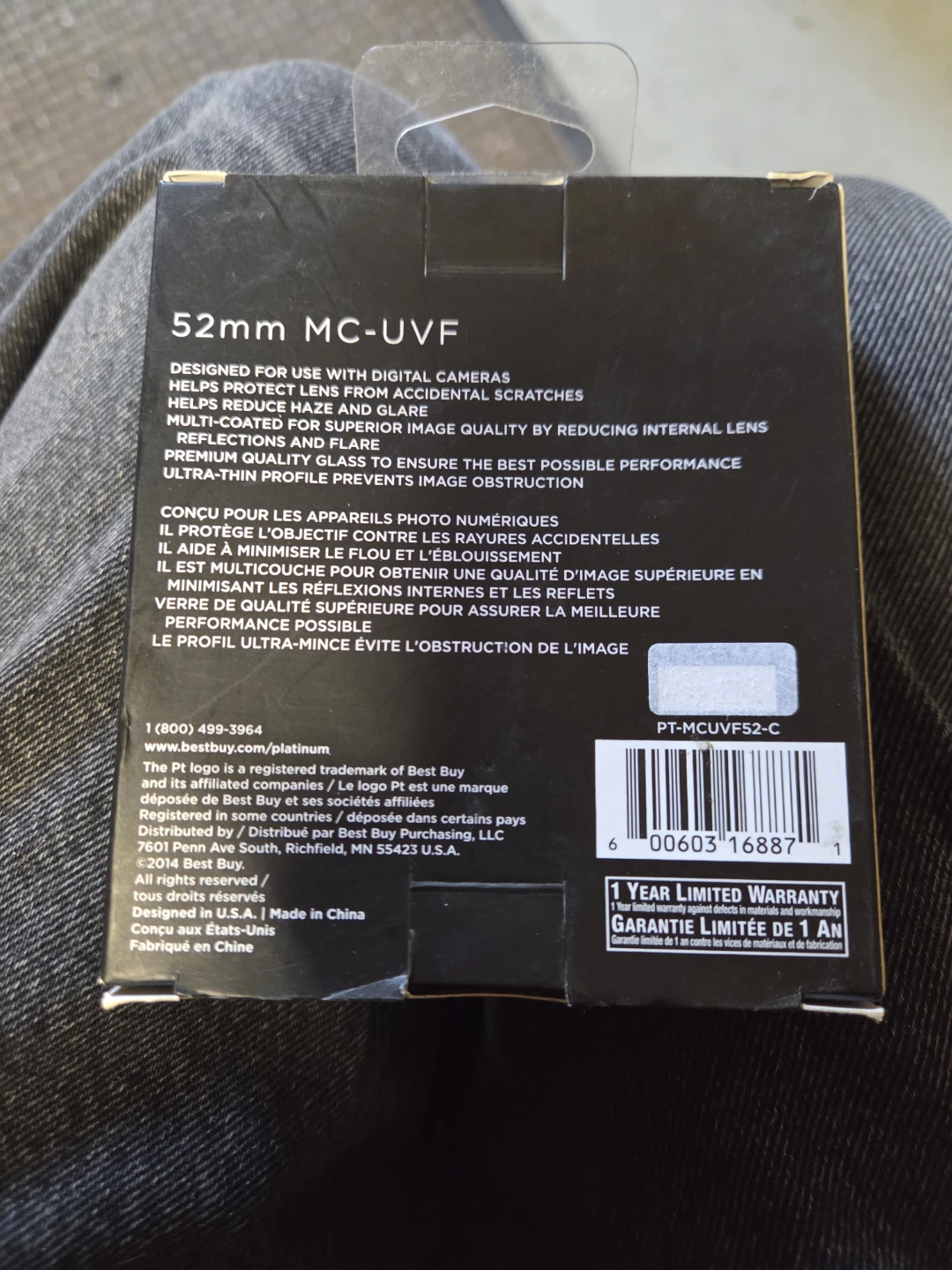 Platinum Multi-Coated UV Filter 52mm - photo 2