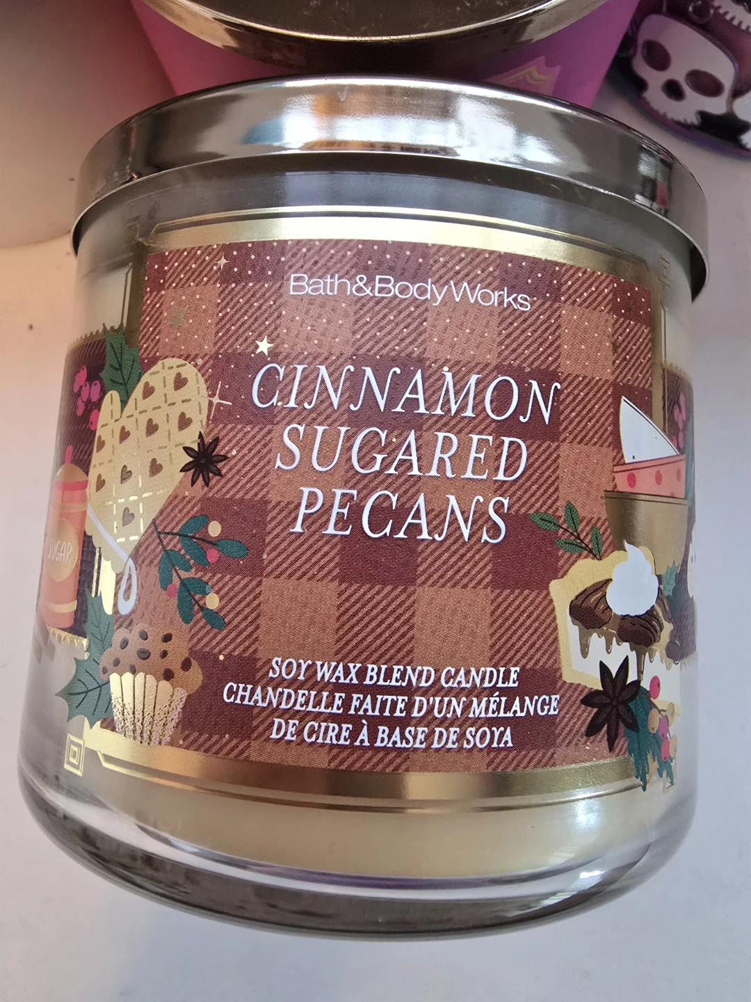 Bath & Body Works Cinnamon Sugared Pecans 3-Wick Candle