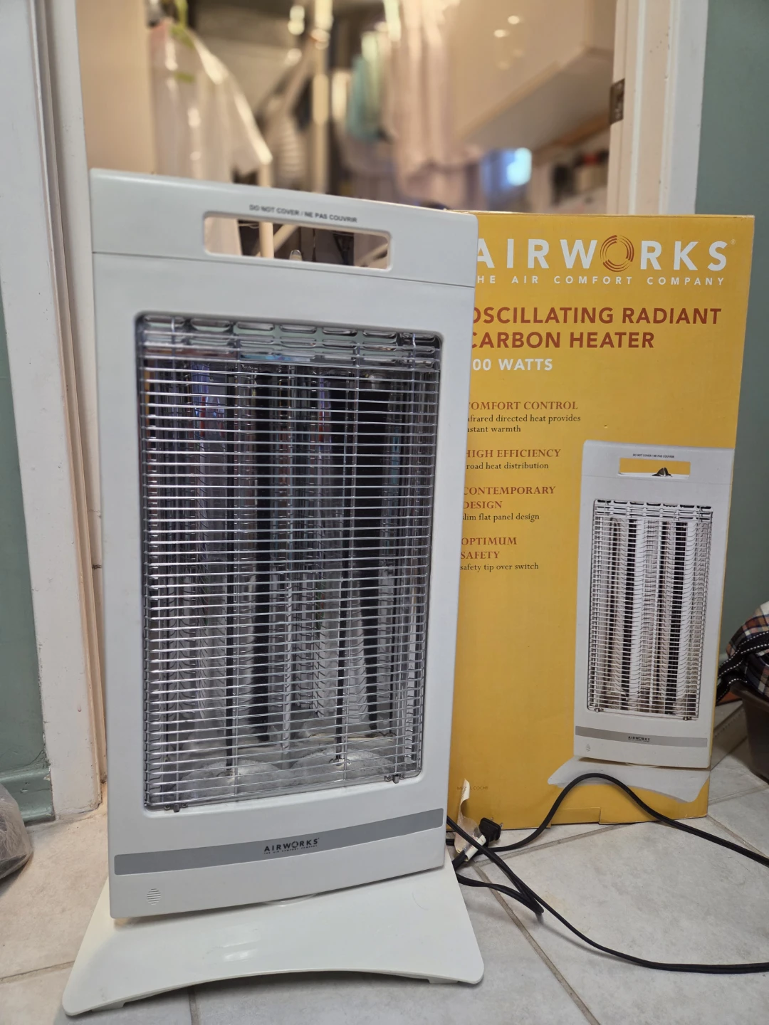Airworks Oscillating Radiant Carbon Heater