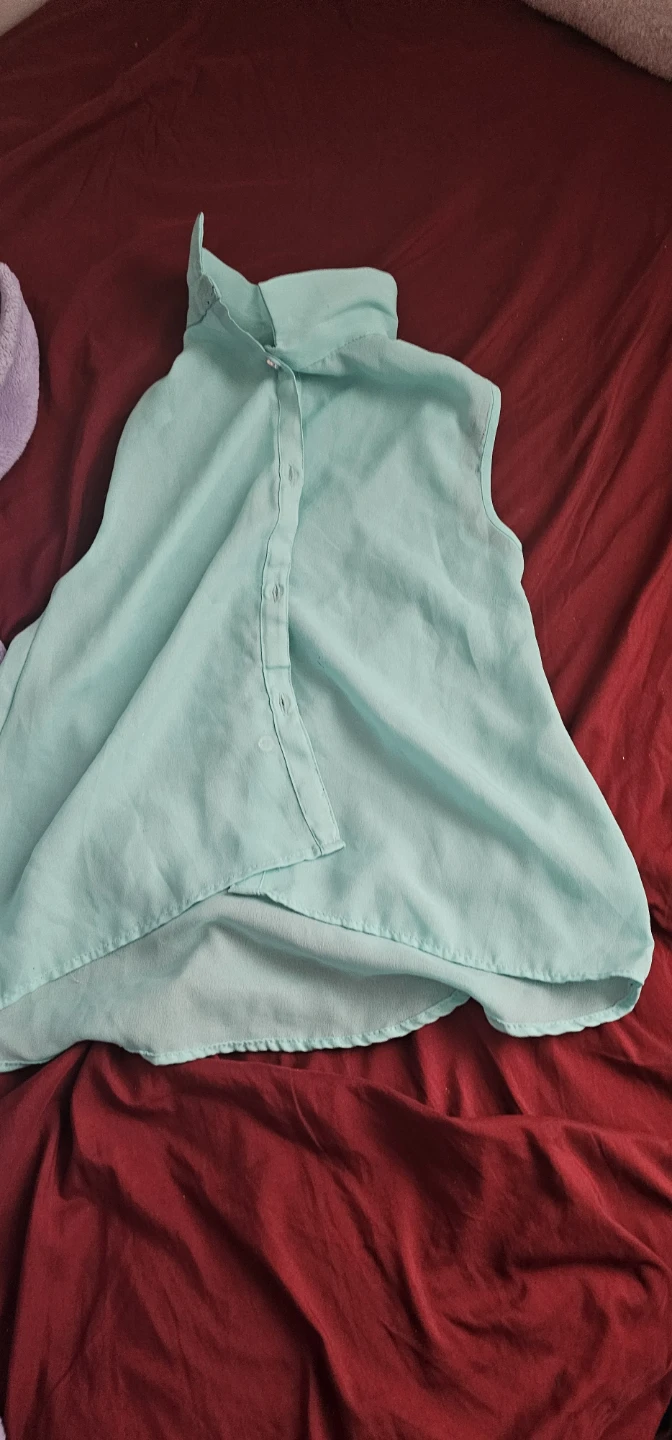 Girls Pink Sleeveless Top - Size 10/12