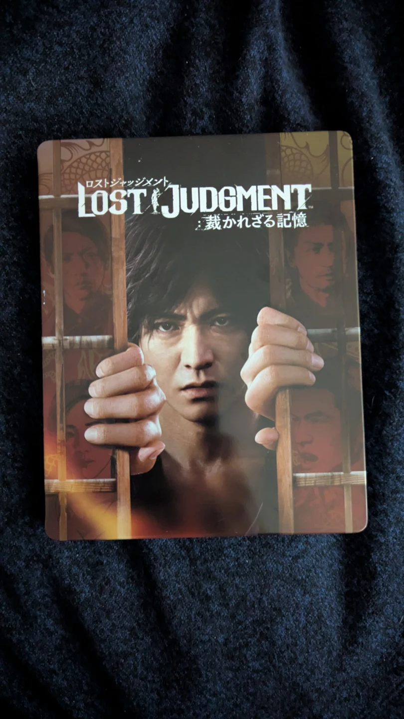 Lost Judgment Steelbook Japan Import Yakuza Ryu Ga Gotaku
