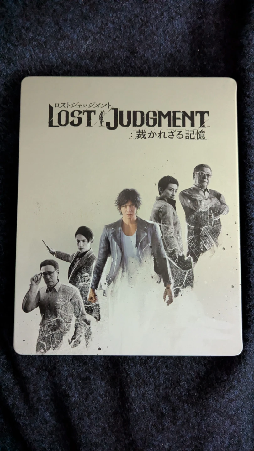 Lost Judgment Steelbook Japan Import Yakuza Ryu Ga Gotaku - photo 2