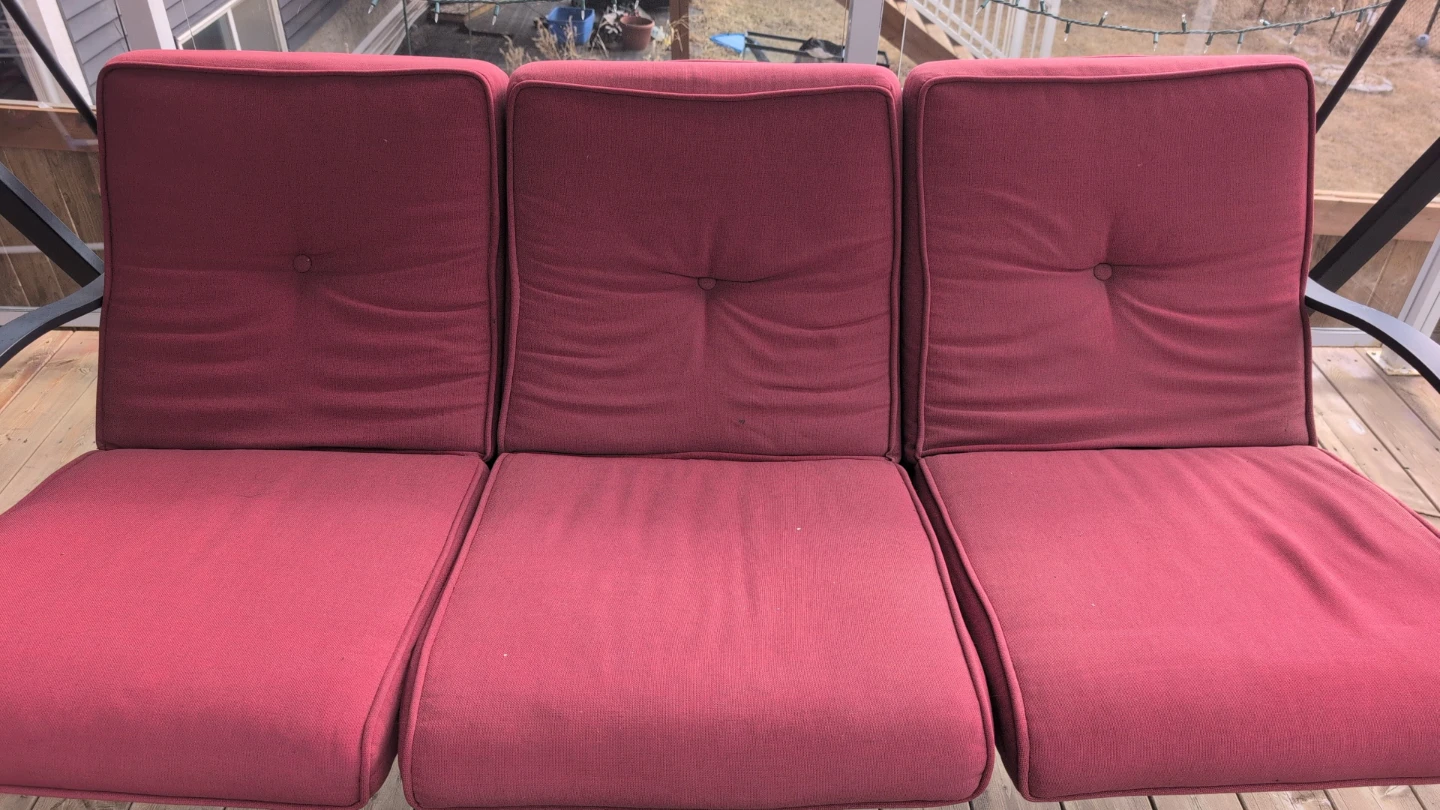 3-Seater Patio Swing with Canopy
