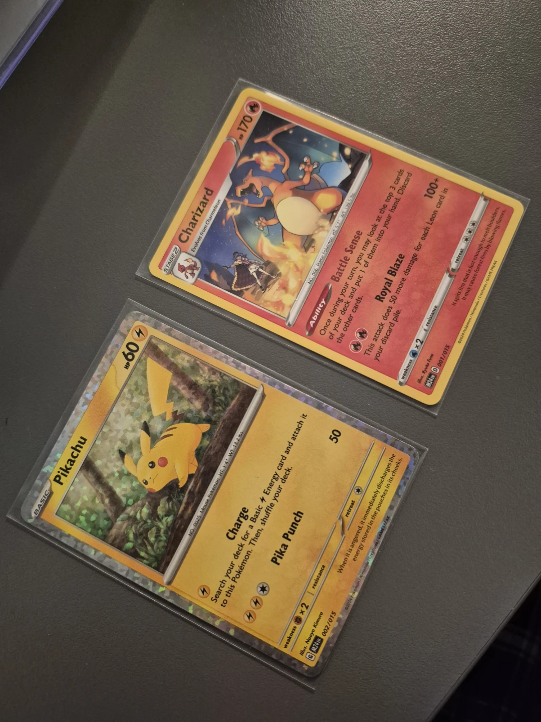 Pokemon McDonald's Promos 2024 Charizard & Pikachu Cards
