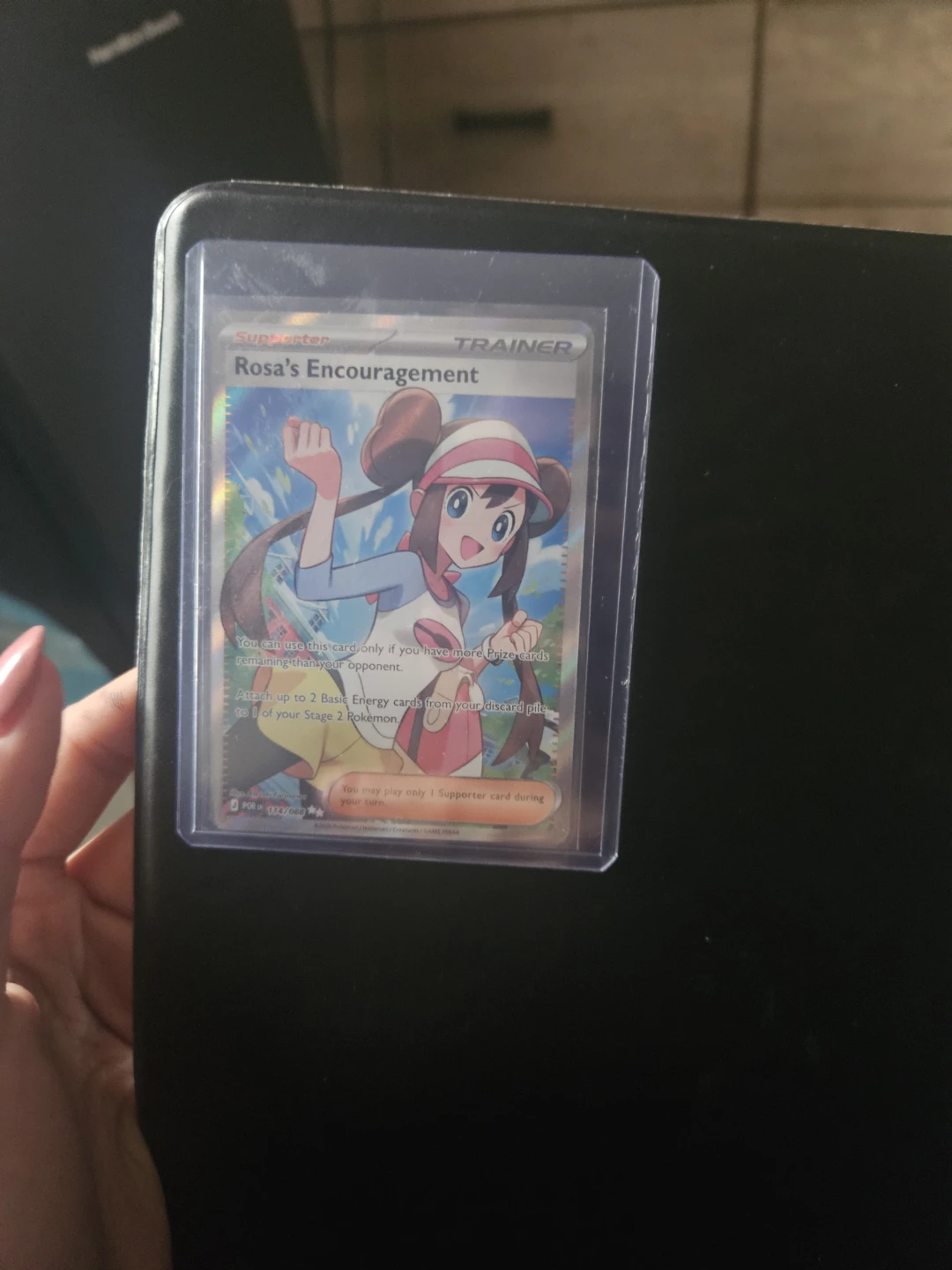 Pokemon TCG Rosa's Encouragement Trainer Card