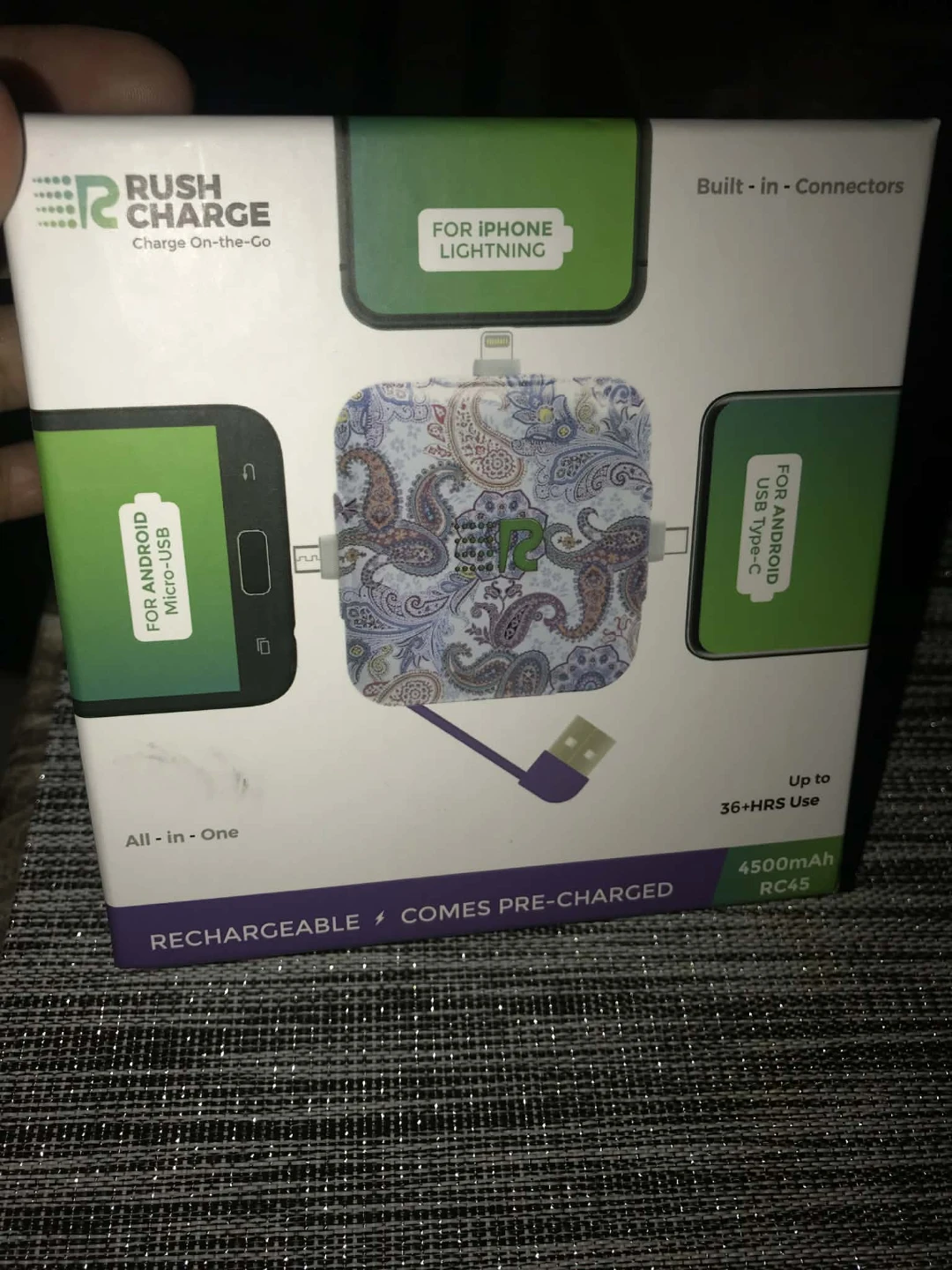 Rush Charge RC45 4500mAh Portable Charger - photo 3