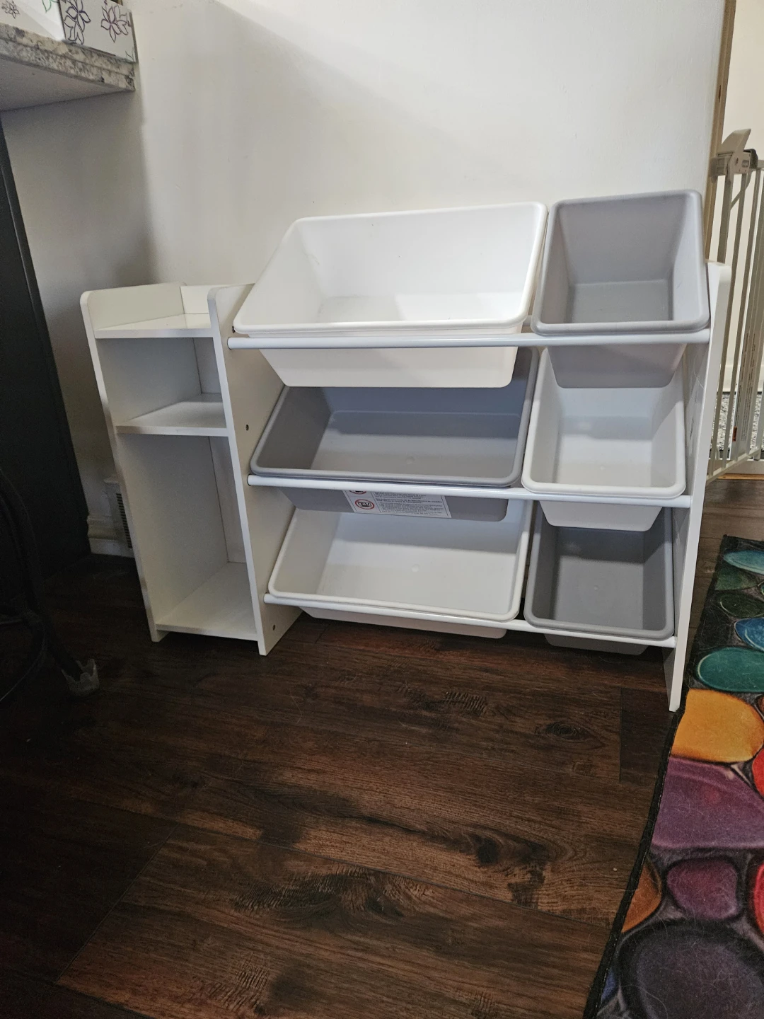 Toy Storage Organizer with Bins