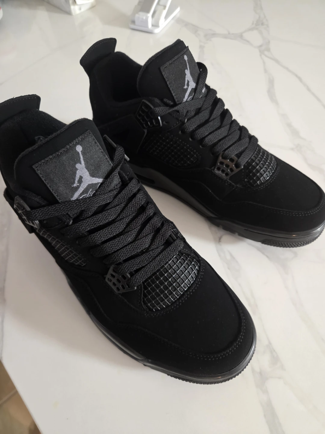 Air Jordan 4 Retro "Black Cat" Men's Shoes