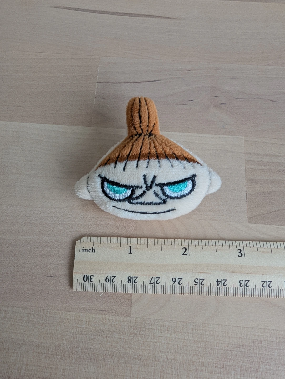 Little My Moomin Plush Badge Pin badge new - photo 2