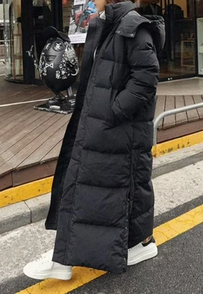 Shein Dazy long black Puffer Coat - photo 2