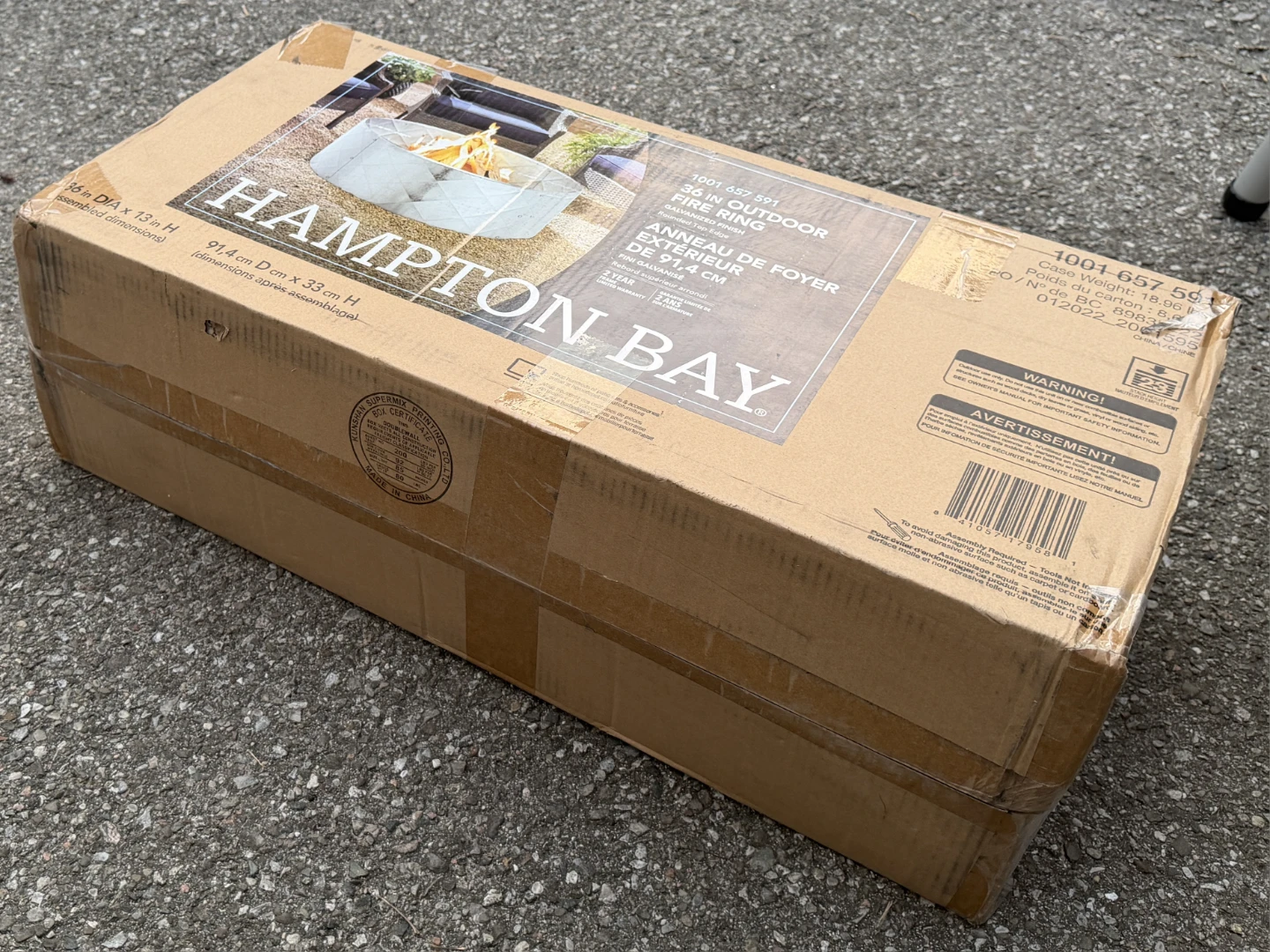 Hampton Bay 36" Outdoor Fire Ring - photo 2