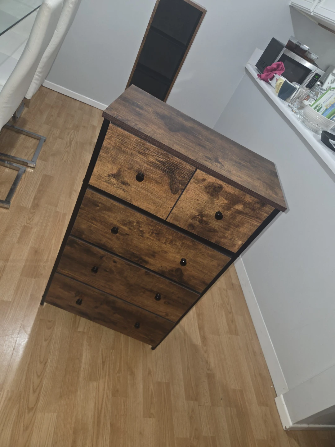5-Drawer Dresser with Wood Top - photo 2