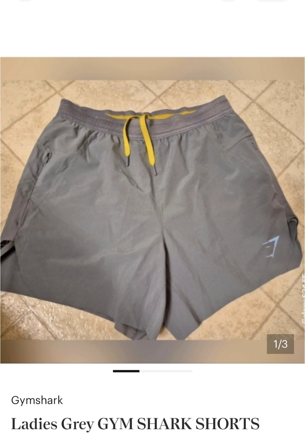 Gymshark Ladies Grey Gym Shorts