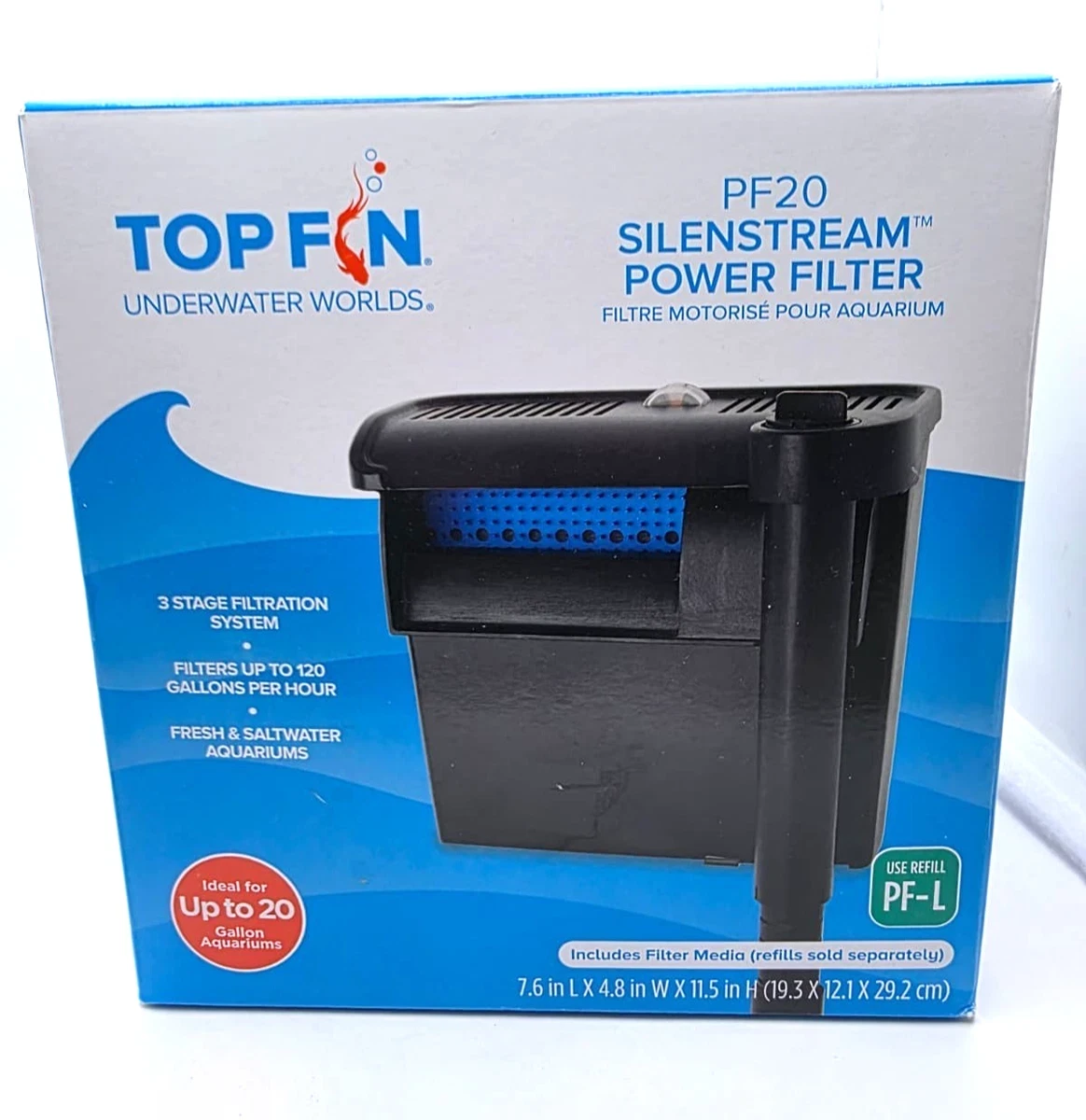 Top Fin PF20 SilenStream Power Filter
