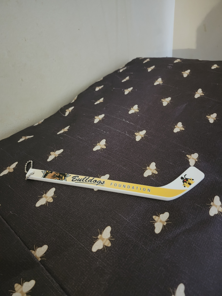 Bulldogs Foundation Mini Hockey Stick Keychain