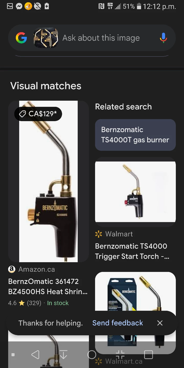 Bernzomatic TS4000 Trigger Start Propane Torch - photo 2