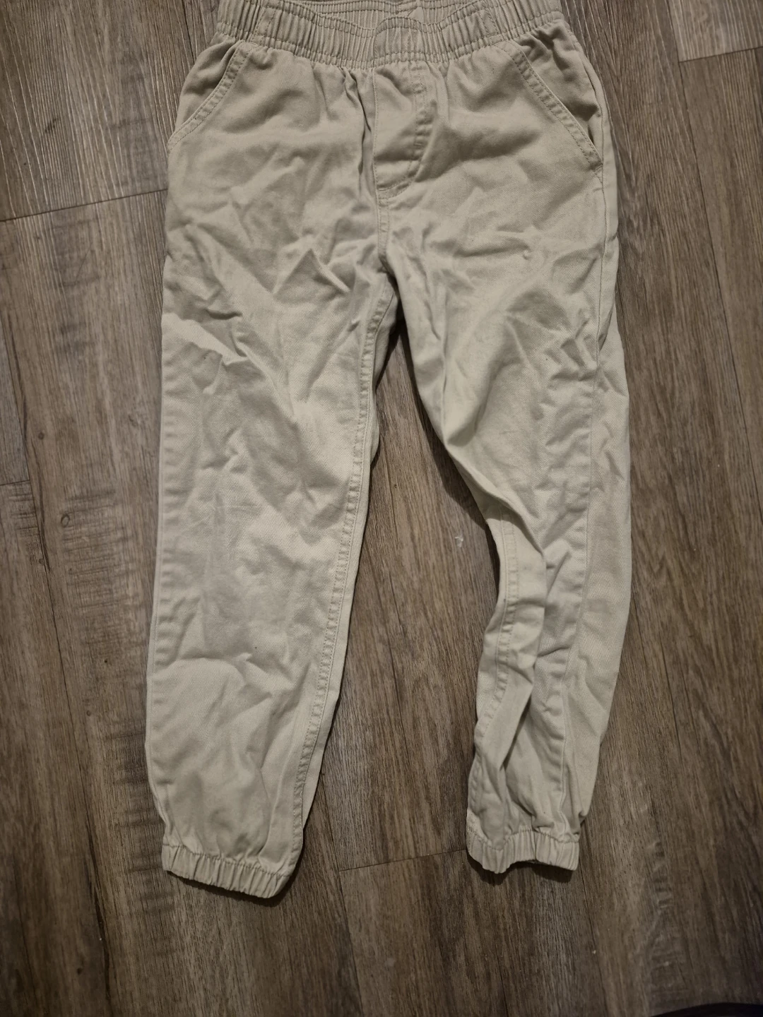 Calvin Klein Jeans Toddler Outfit - Blue T-Shirt and Khaki Pants - photo 3