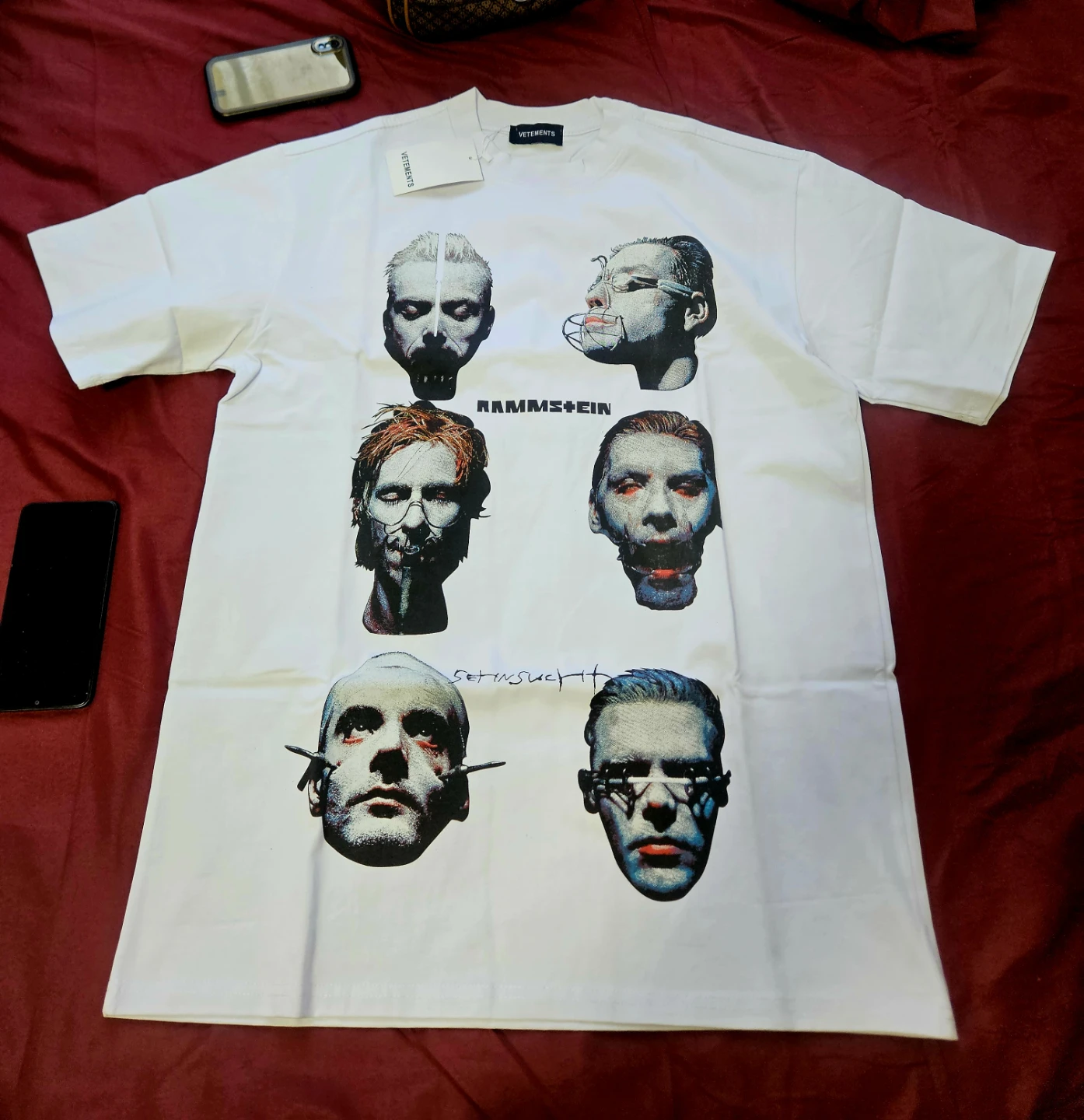 T-shirt blanc coton lourd - photo 3