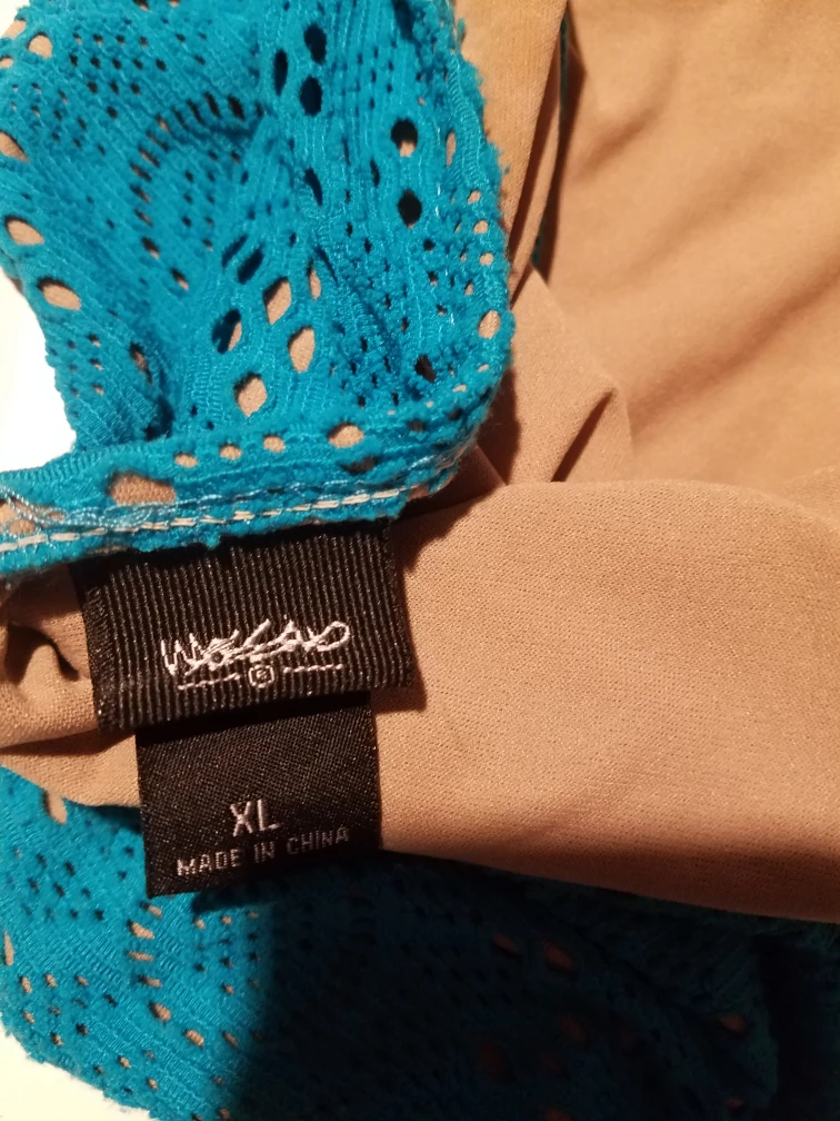 Mossimo Turquoise Crochet Bikini Swimsuit - photo 3