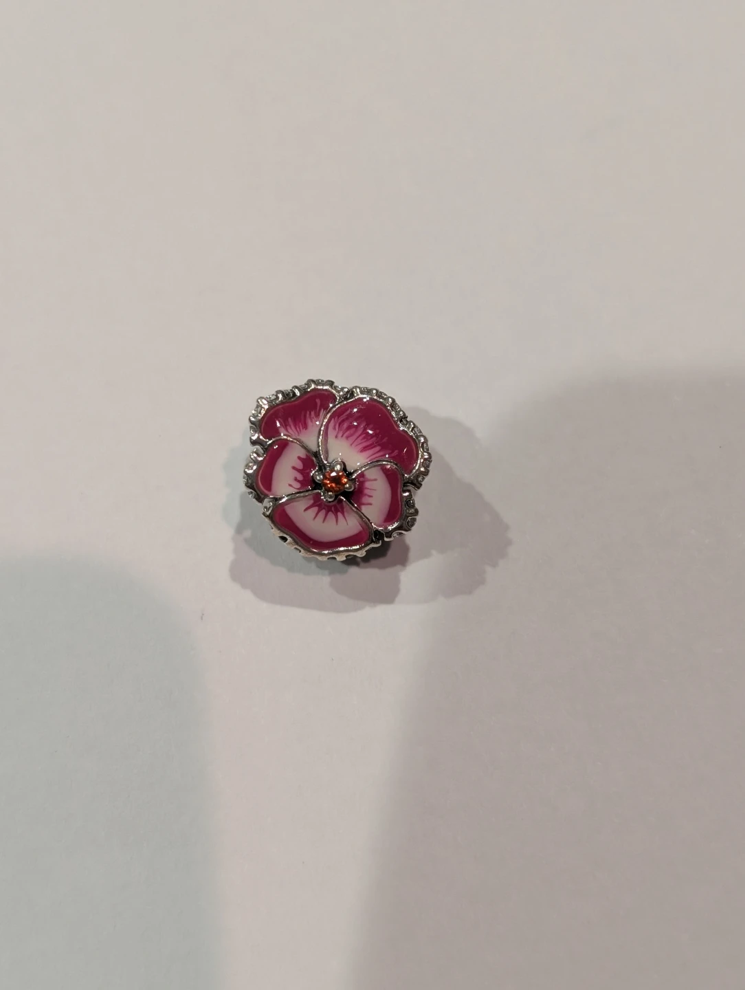 Pandora Pansy Flower Charm S 925 - photo 2