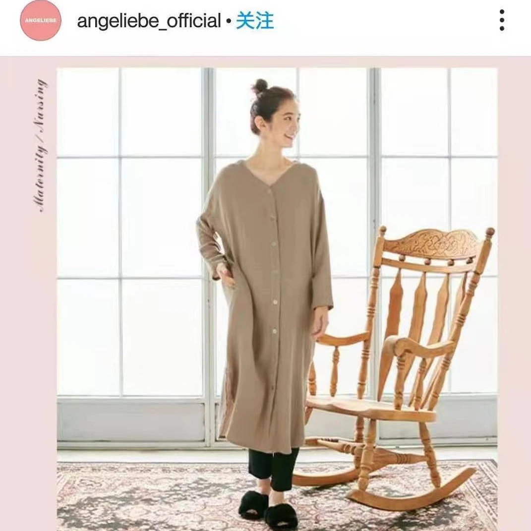 Japan brand Angelliebe Cotton Gauze Shirt Dress - photo 2
