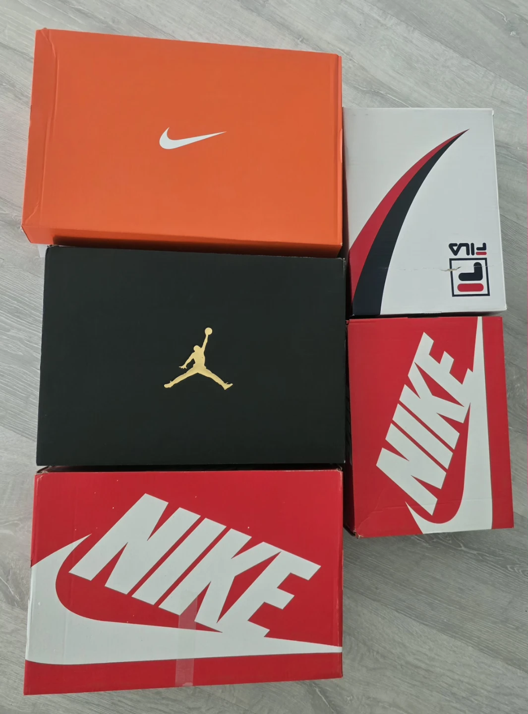 #Freecycle Nike, Jordan and Fila Shoe Boxes
