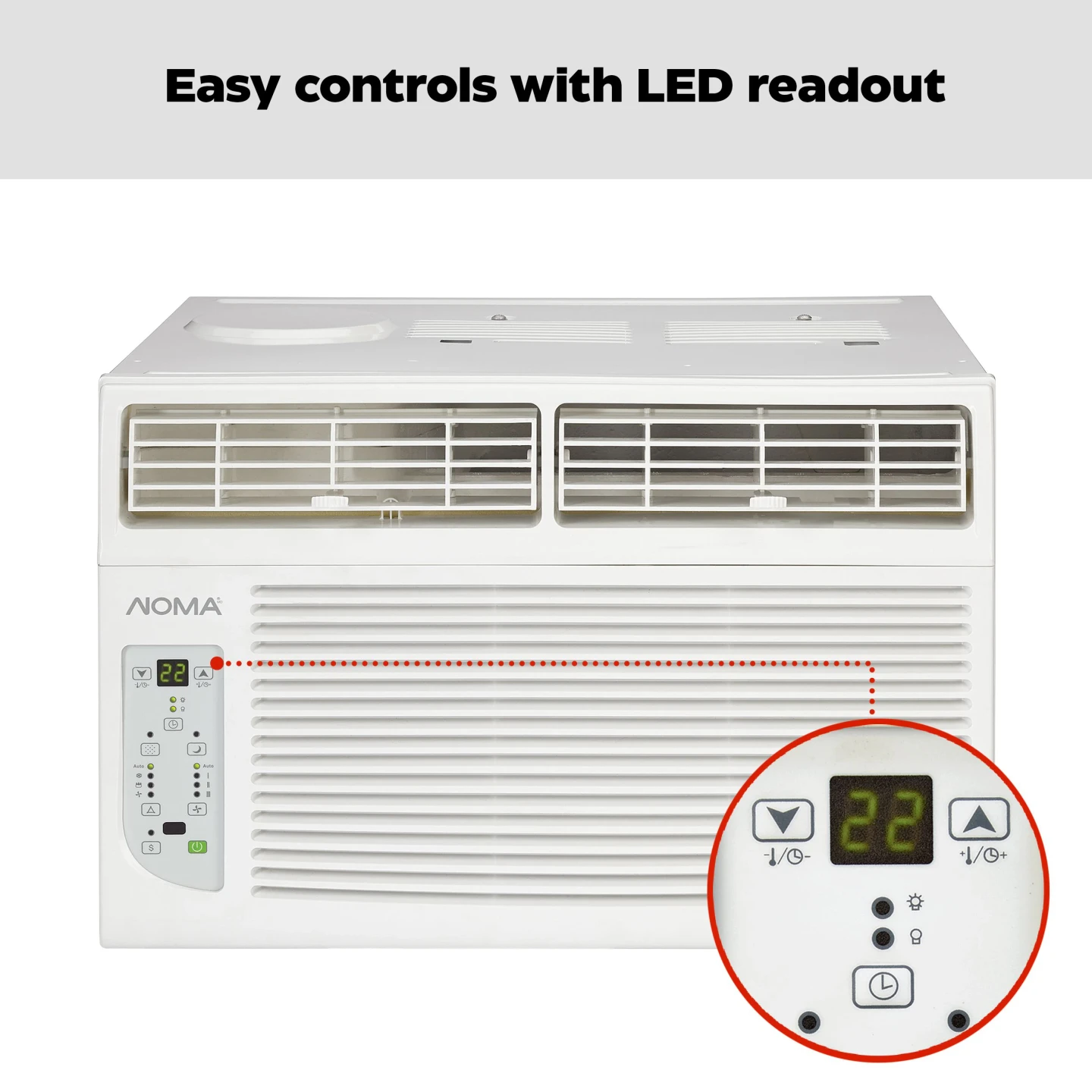 NEW Noma Window Air Conditioner 8000 BTU 4-in-1 w/ Remote - photo 5