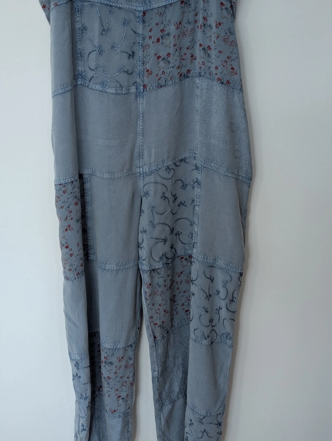 Papillon Patchwork Floral Jumpsuit Size S oversized - photo 2