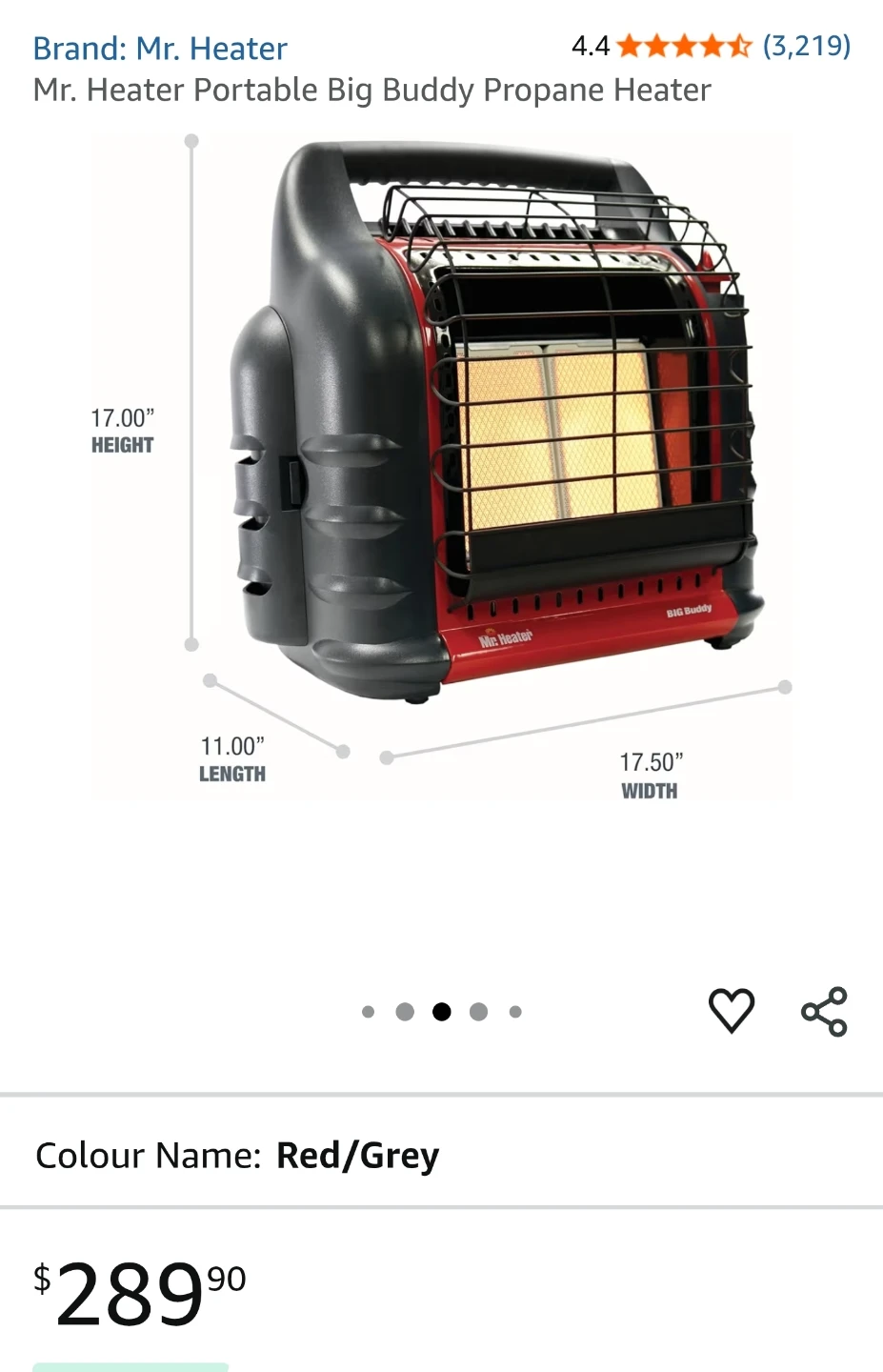 Mr. Heater Portable Big Buddy Propane Heater great for Camping - photo 5