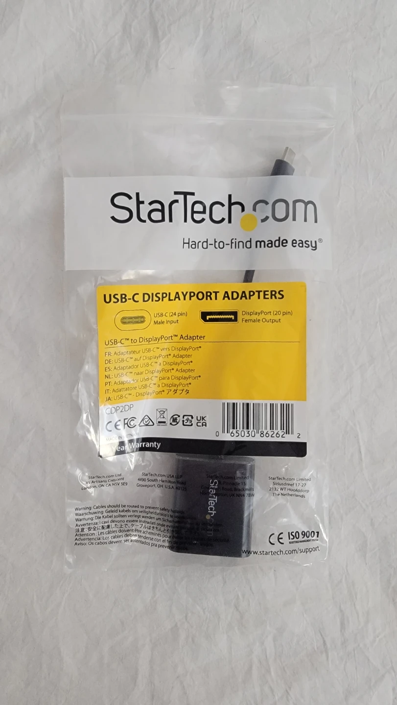 NEW StarTech.com USB-C to DisplayPort Adapter CDP2DP