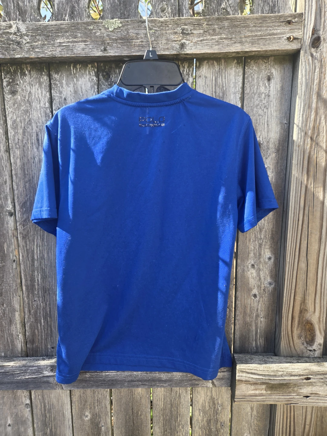 Ralph Lauren Polo Shirt - Blue with Yellow Logo - photo 3