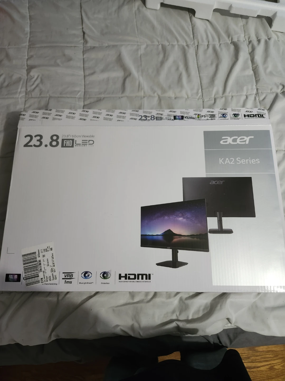 Brand New 24 Inch 120hz Hdmi Acer Monitor