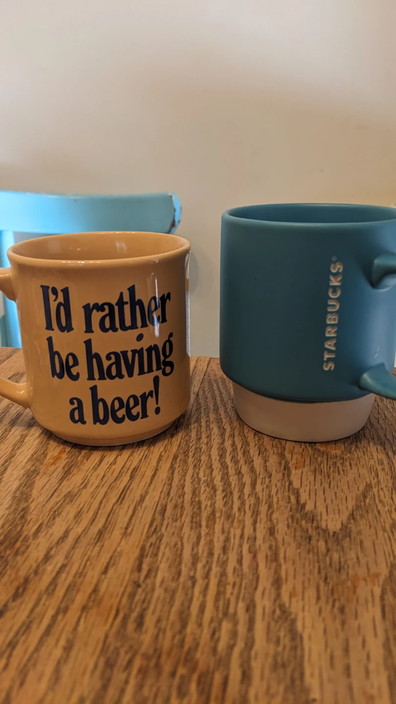Starbucks and "I'd rather be having a beer!" Mug