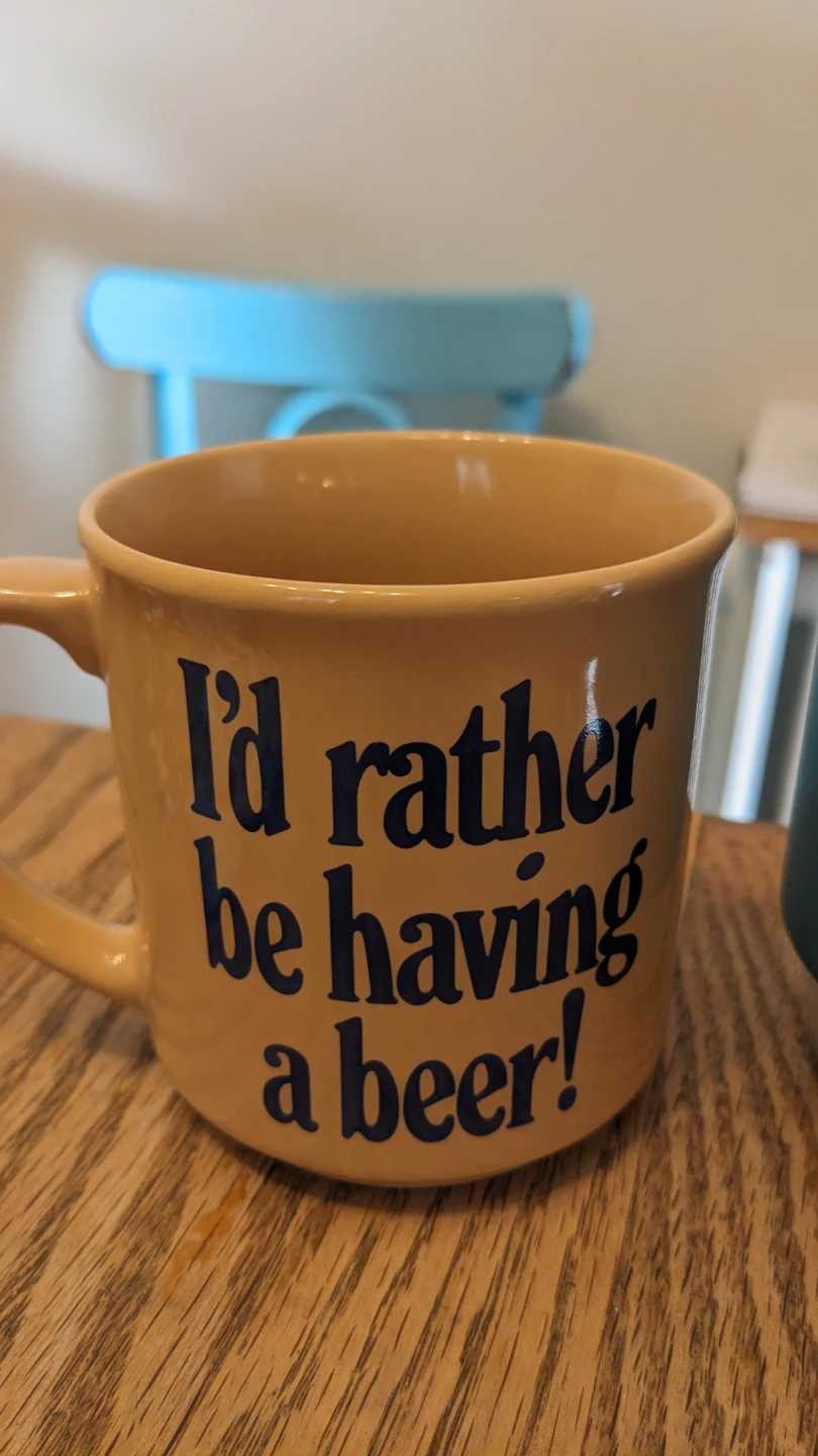 Starbucks and "I'd rather be having a beer!" Mug - photo 4