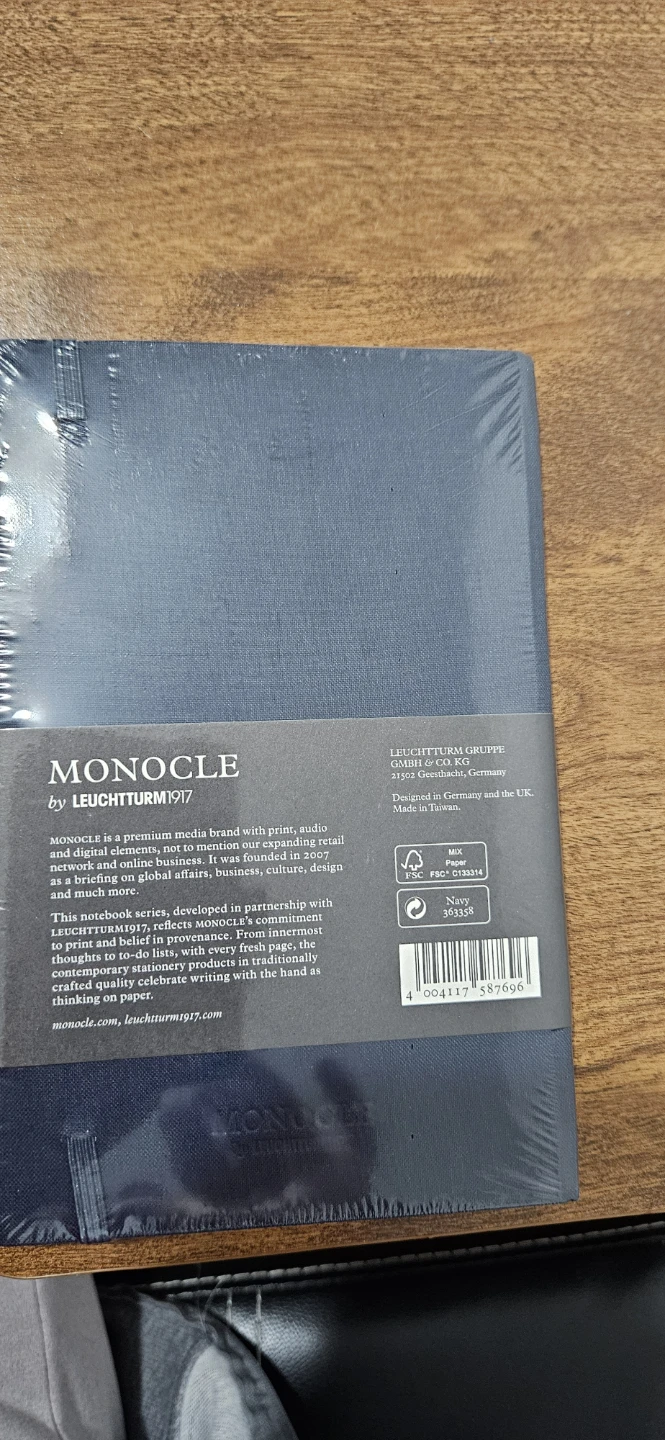 [ NEW ] Monocle by Leuchtturm1917 Navy Blue Hardcover Notebook - photo 3