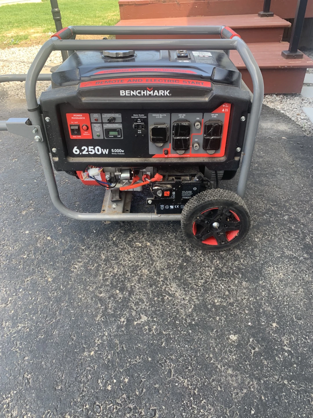 BENCHMARK 6,250W Generator -NEVER USED