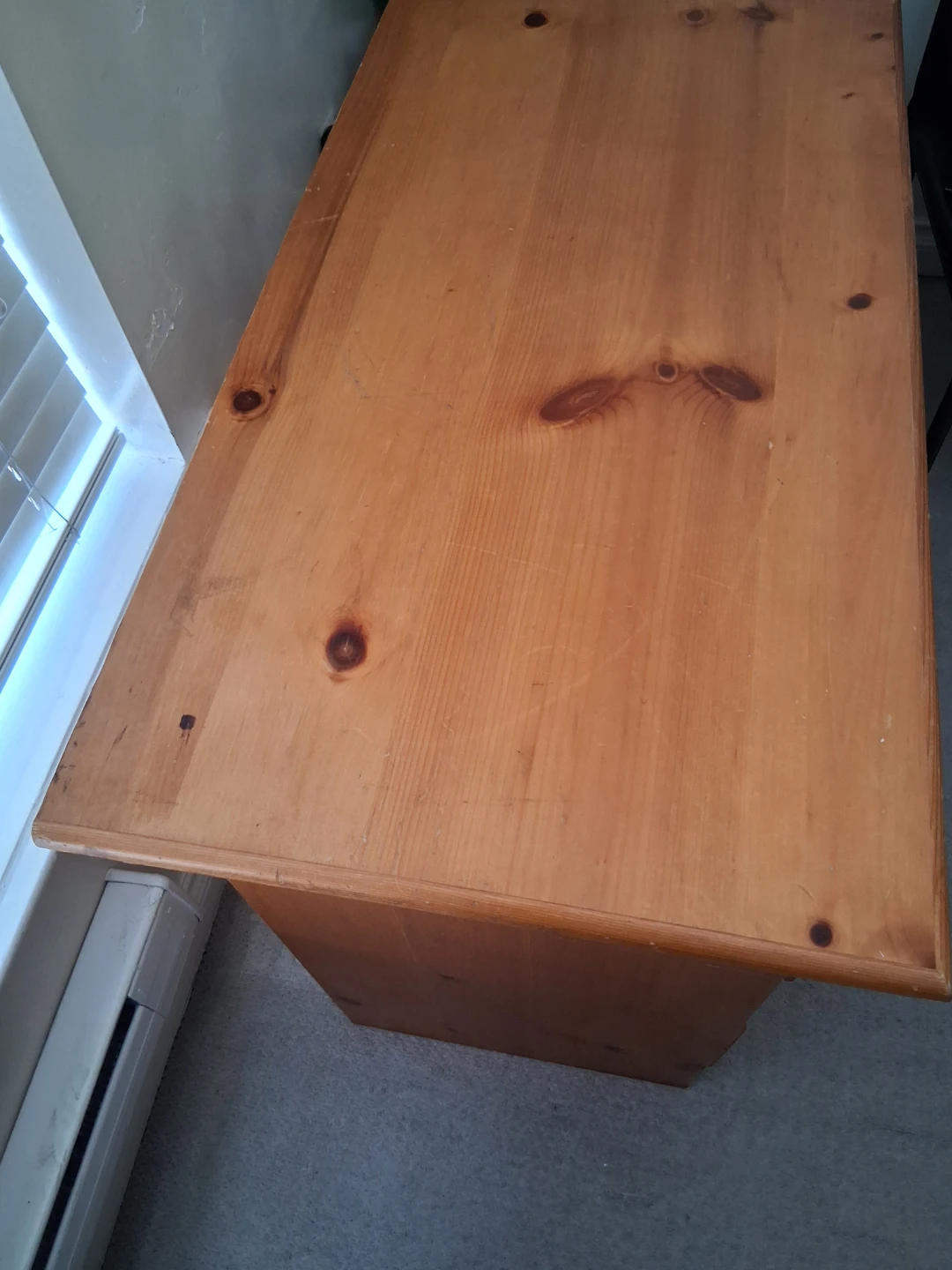 Solid Wood Desk with 4 Drawers - photo 5