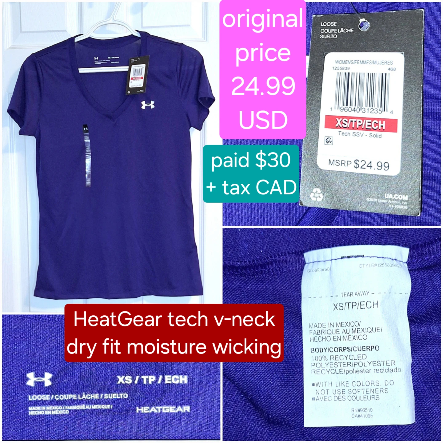 NEW Under Armour tee - XS - photo 3