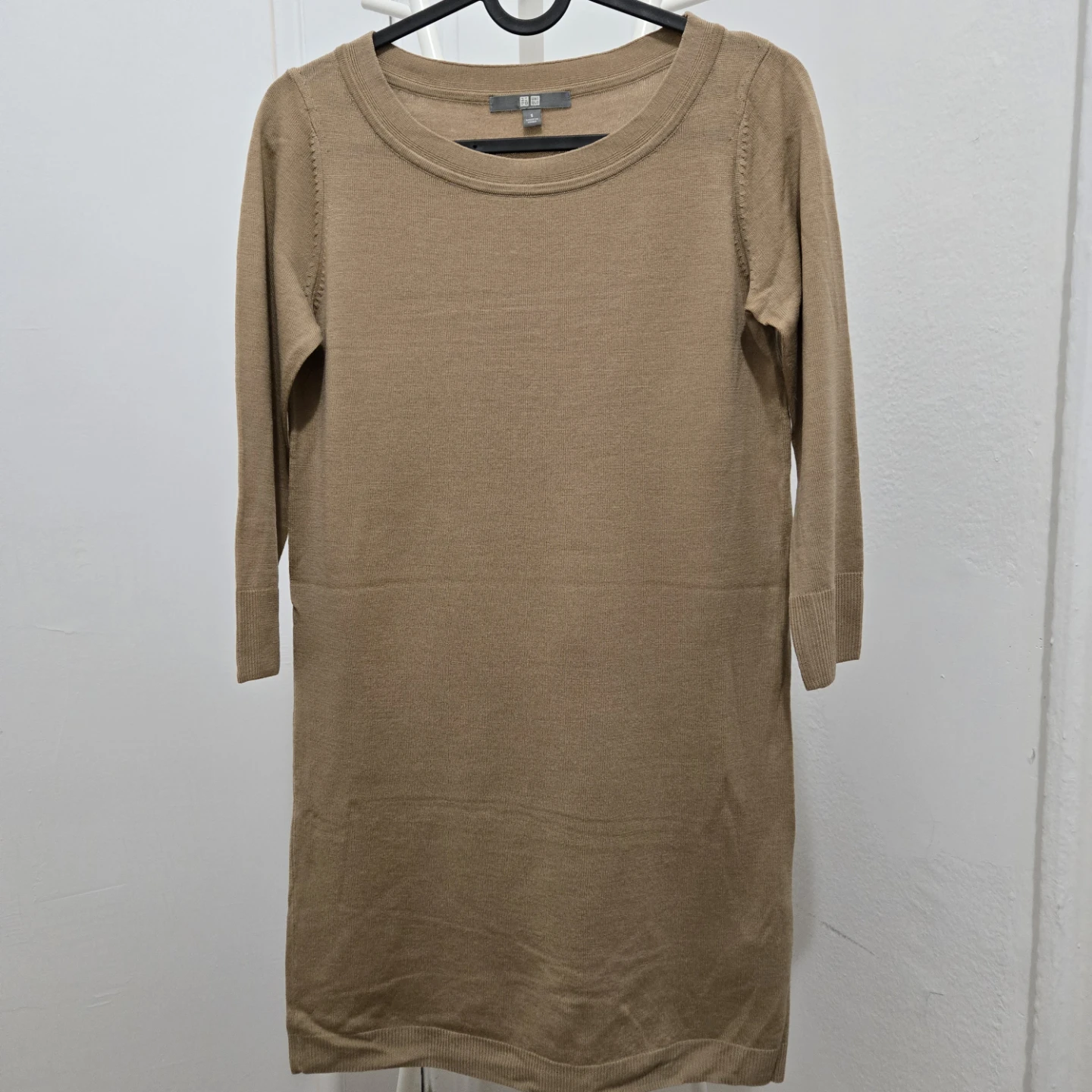 Uniqlo Brown Knit Sweater Dress Size S - photo 2