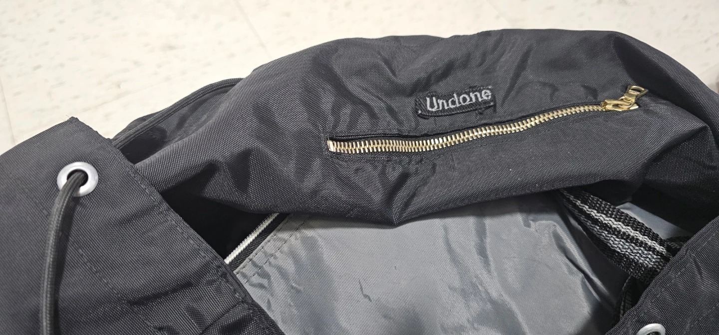 Black Nylon Backpack with Multiple Pockets - photo 4