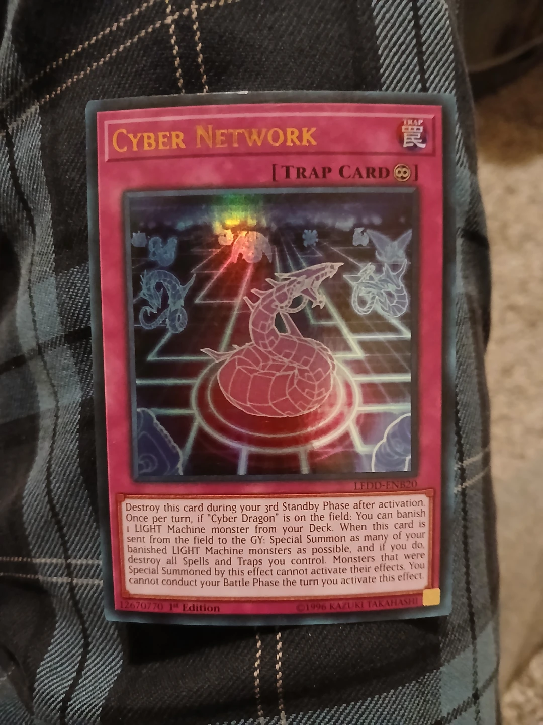 Yu-Gi-Oh! Cyber Network TRAP CARD