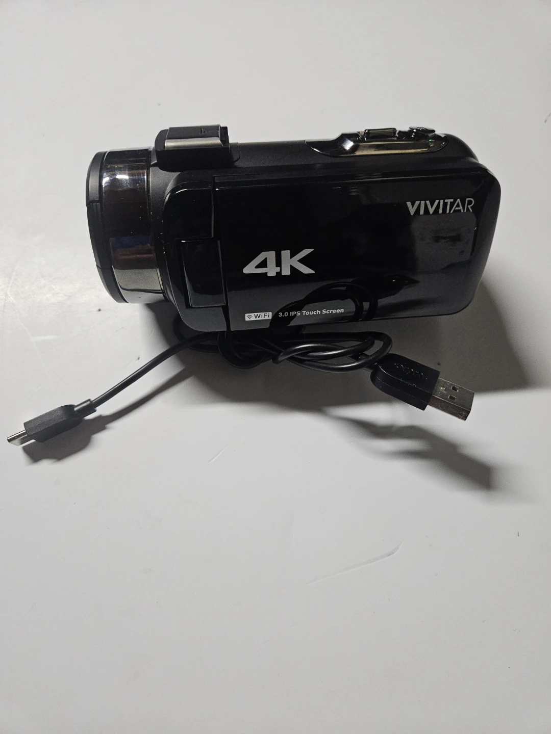 Vivitar 4K Camcorder with WiFi and 3.0" Touch Screen