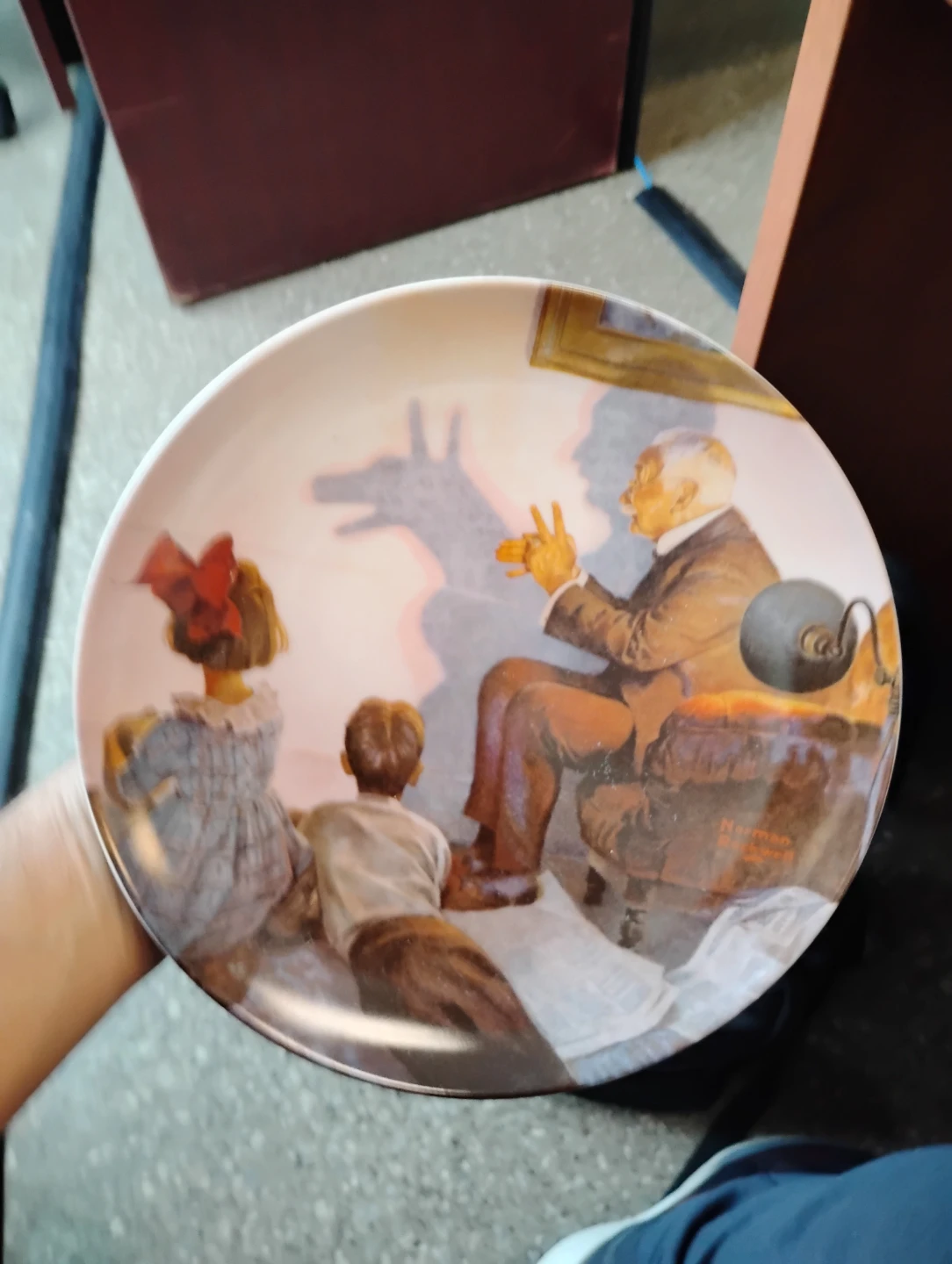 NEW Norman Rockwell "The Tycoon" Plate by Knowles