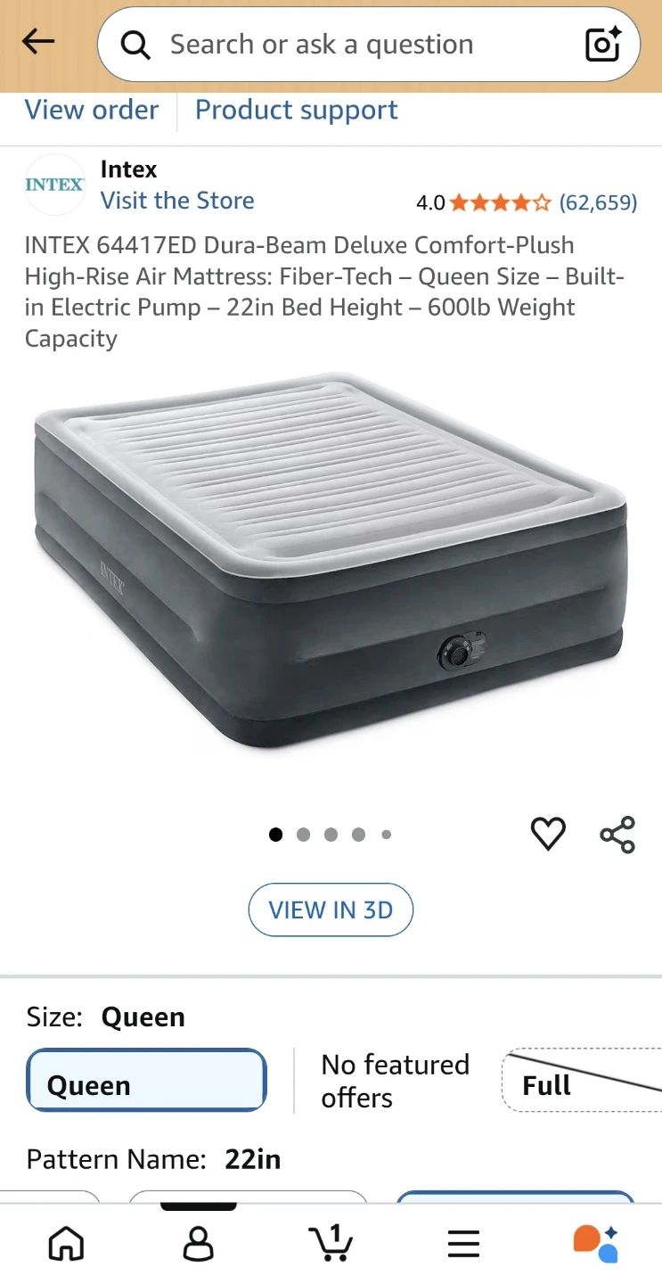 Queen Size Air Mattress