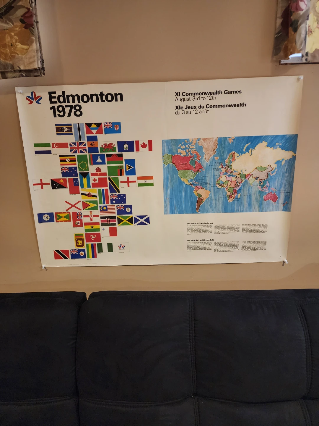 Edmonton 1978 XI Commonwealth Games Poster
