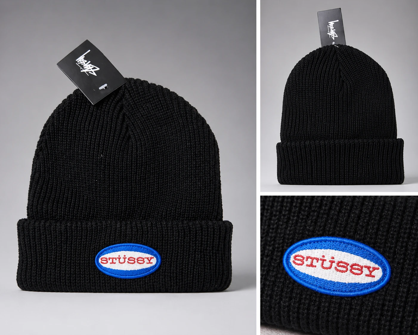 Stüssy Knit Beanie - Black - photo 2